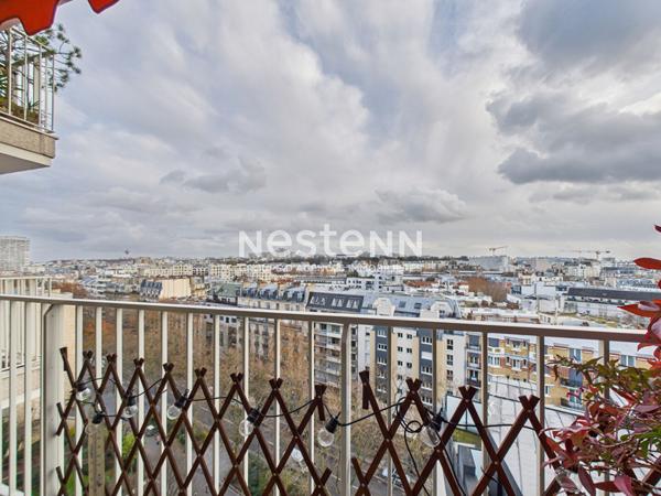 Appartement Paris 3 pièces - BALCONS + PARKING
