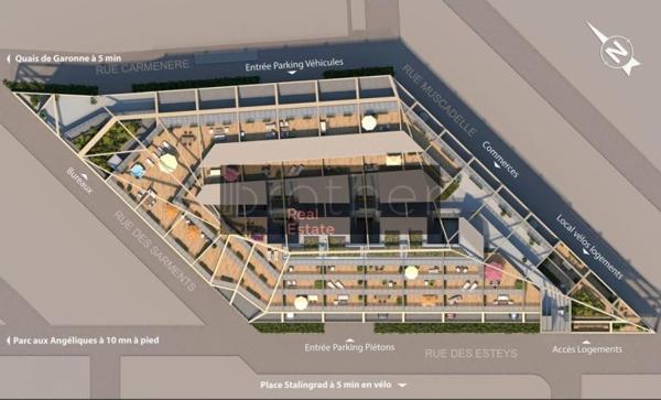 Bureau de 496 m² à vendre à Bordeaux Bastide