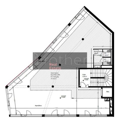 Bureau de 496 m² à vendre à Bordeaux Bastide