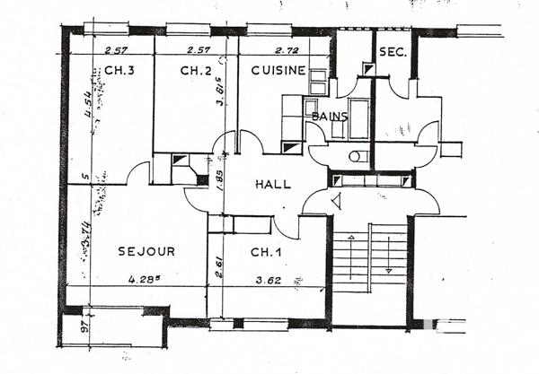 Appartement à vendre 4 pièces 71,45 m² Le Pont-de-Claix