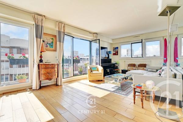 Appartement F5 à vendre  5 pièces - 92,21 m 2   PARIS  - 75015