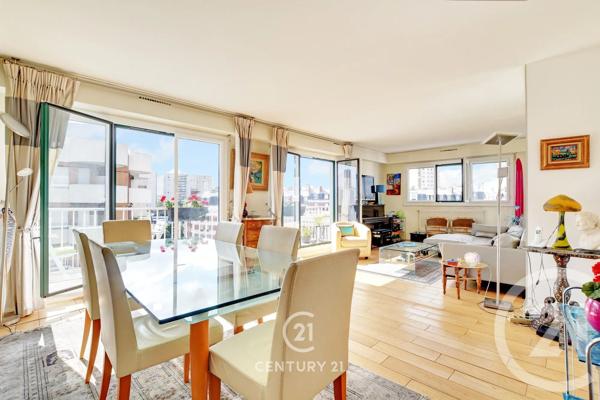 Appartement F5 à vendre  5 pièces - 92,21 m 2   PARIS  - 75015