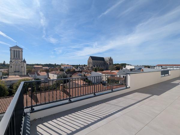 Appartement 3 pièces dernier étage à vendre à Challans avec terrasse de 63 m²