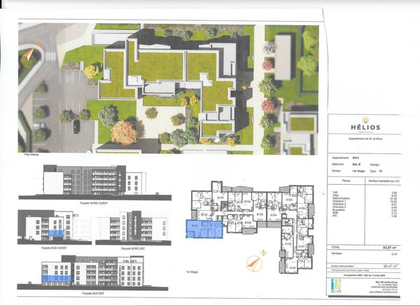 Appartement 4 pièces - 84 m²