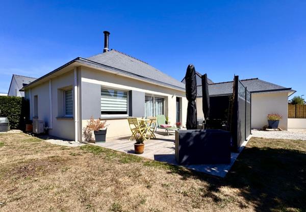 Maison plain-pied 94m2. 3 chambres. 15 min de Vannes et d’Auray