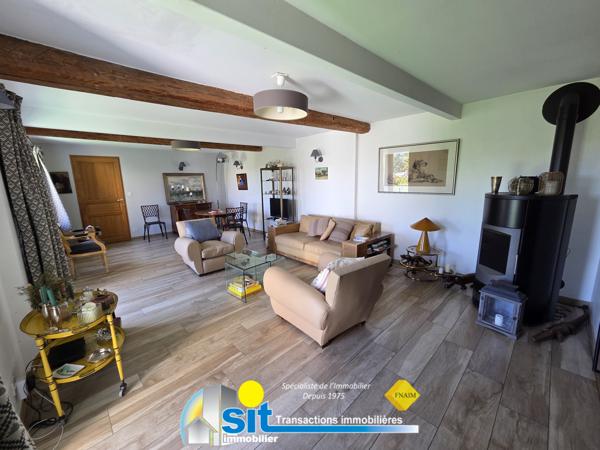 Maison familiale 170 m² – 4 chambres + bureau – Aucun travaux – Roussillon