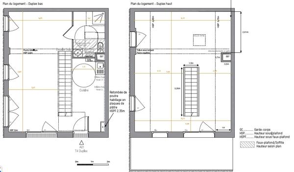 Bordeaux (33100) BRS - T4 Duplex 86 m2