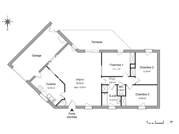 Location Maison 4 pièces 90.22 m² - 3 RUE SUZANNE VALADON Chauray 79180