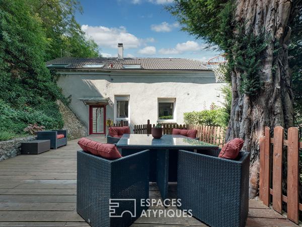 Appartement duplex avec vue sur les toits