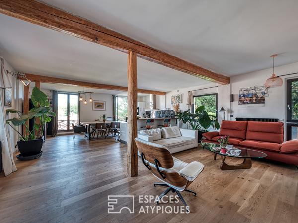 Appartement duplex avec vue sur les toits