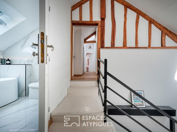 Appartement duplex avec vue sur les toits