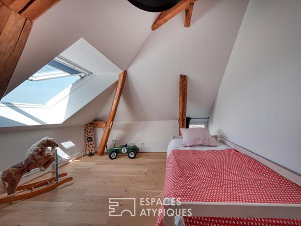 Appartement duplex avec vue sur les toits