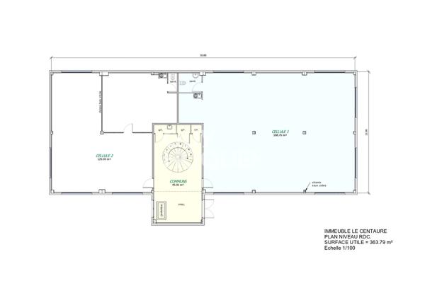 A LOUER - LOCAL PROFESSIONNEL - 188 M² - RIOZ LE CENTAURE