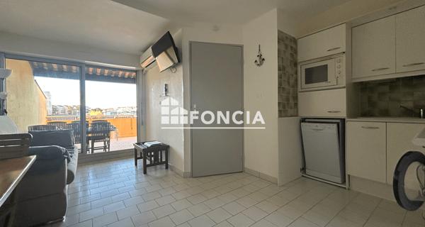 Location Studio meublé 28.26 m² - Le Cap D'agde 34300