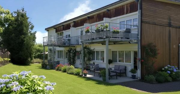 Dpt Vosges (88), BAINS-LES-BAINS - Immeuble 9 appartements T2 avec balcon / Terrain de 1000 m² environ