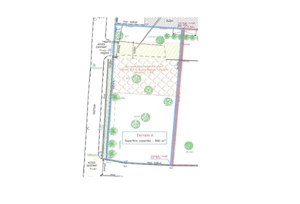 Terrain plat 500 m² Avenue de Marseille Vitrolles