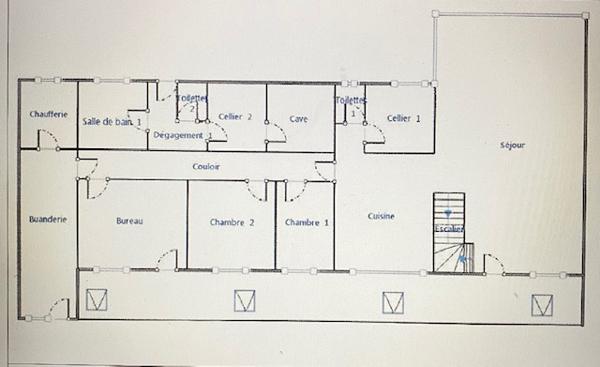 1h de PARIS - BELLE LONGERE de 250 m2 environ, garage
