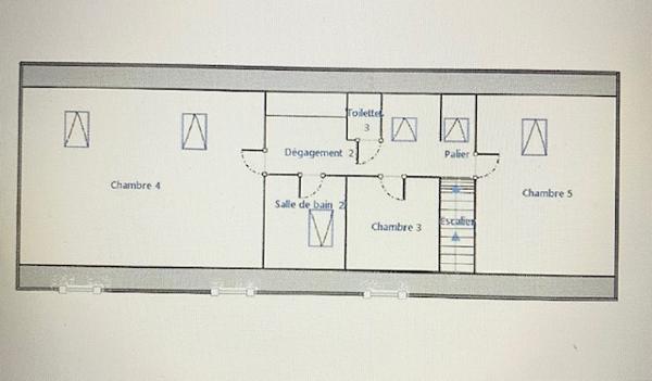 1h de PARIS - BELLE LONGERE de 250 m2 environ, garage