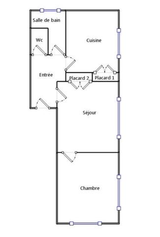 Appartement 2 pièces - 48 m²