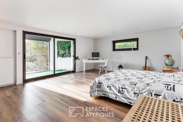 Maison d’Architecte piscine et vue sur la campagne
