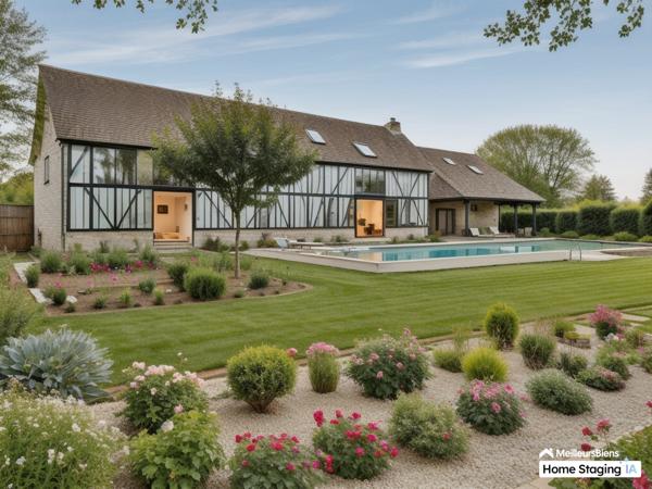 PROPRIETE à CROISSANVILLE PAYS D'AUGE 1/2h de DEAUVILLE CABOURG CAEN