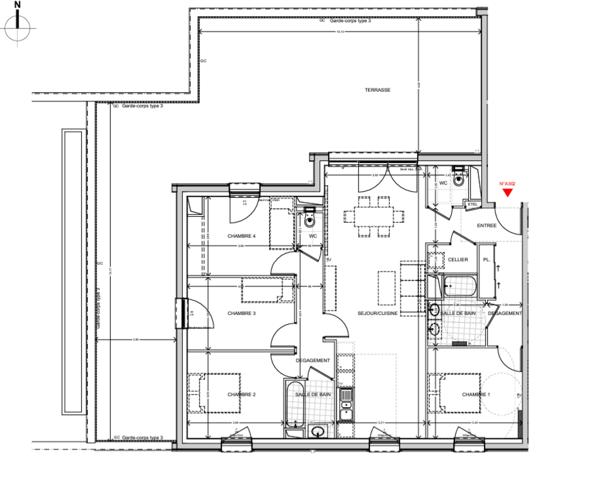 appartement à vendre 5 pièces NANCY (54)