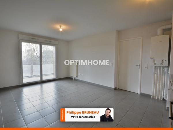 57 m² lumineux, 2 chambres, ascenseur et 1 parkings inclus
