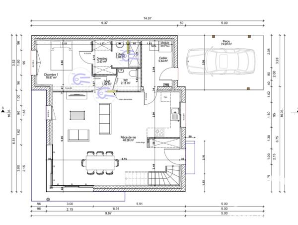 Maison à vendre 5 pièces 114,98 m² Mûrs-Erigné