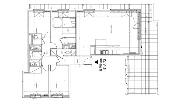 Appartement à vendre 5 pièces 129 m² Clichy