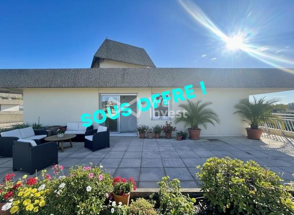 Appartement en dernier étage avec trés grande terrasse