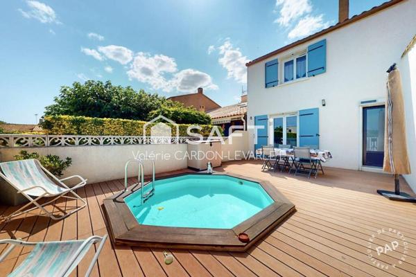 Maison 3 chambres avec piscine sur 285 m2 de jardin clos