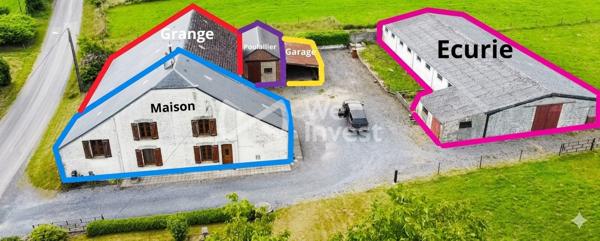 Corps de ferme à Taillette – Idéal projet de gîte ou gîte équestre