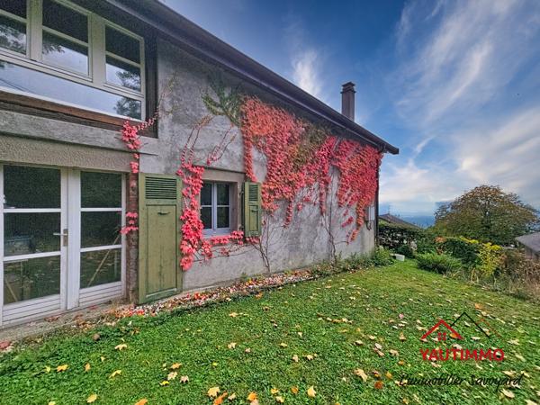Lucinges (74380) Maison de caractère 200 m² sur grand terrain constructible à Lucinges, proche Genève