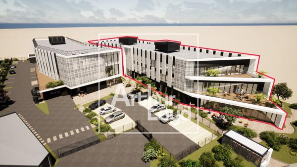 Immeuble indépendant à louer à Mauguio bureaux avec terrasses privatives
