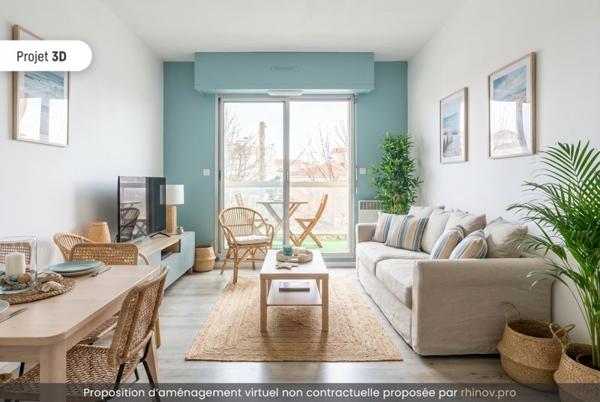 Appartement à vendre |  Arcachon |  1 pièce | 21 m²