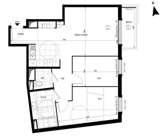 Appartement 67 m² à Sucy-en-Brie 94370