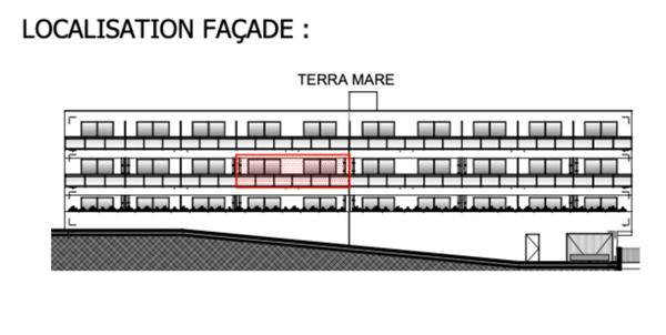 PIETROSELLA (Corse) : A vendre appartement T2 avec terrasse, à 20m de la plage.