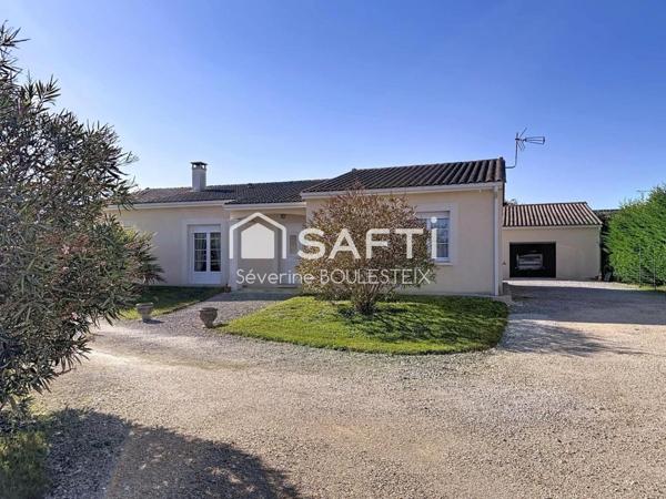 Maison de plain pied 5 piéces avec double garage La Couronne