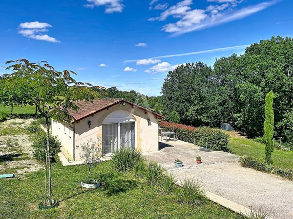 Maison de plain pied Prayssac, 2 chambres, vue campagne