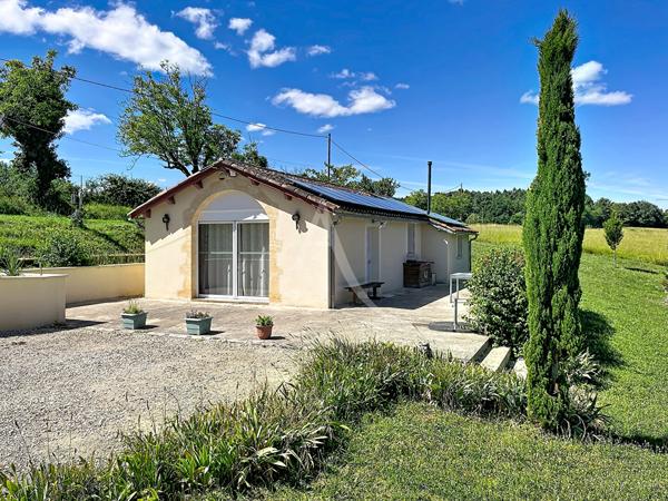 Maison de plain pied Prayssac, 2 chambres, vue campagne