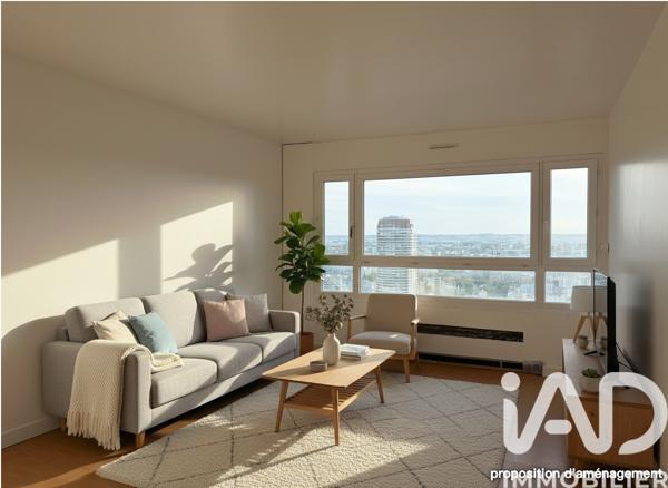 Appartement à vendre 2 pièces 46,12 m² Paris 13