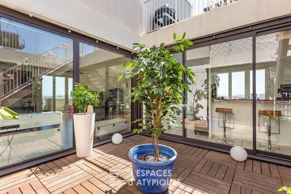 Toit terrasse avec vue
