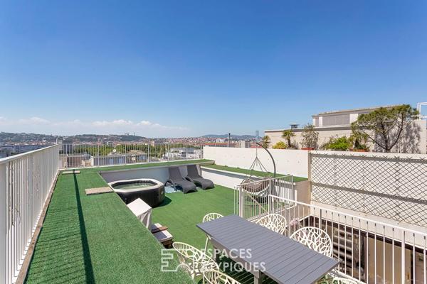 Toit terrasse avec vue