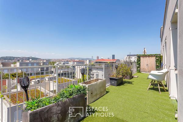 Toit terrasse avec vue