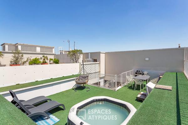 Toit terrasse avec vue