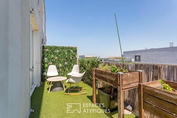 Toit terrasse avec vue