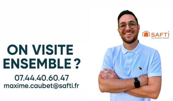 Saint-Jory: T3 dernier étage avec grande terrasse