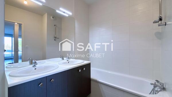 Saint-Jory: T3 dernier étage avec grande terrasse