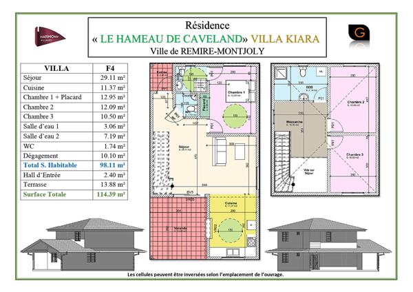 Villa Remire Montjoly 4 pièce(s) 114.39 m2 - Outre-mer GIRARDIN IS/CIOP Remire montjoly