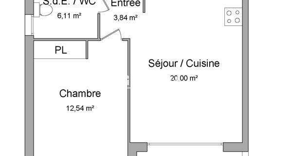 Location Appartement 2 pièces 42.49 m² - Mandelieu-la-napoule 06210